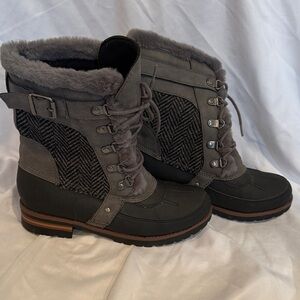 Rock & Candy by Zigi Charcoal Fur-Lined Winter Boots